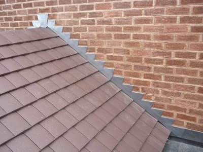 Lead flashing repair on a East Grinstead roof