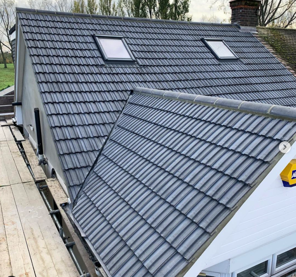 New tiled roof replacement in East Grinstead